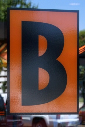 B